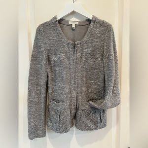 Jcrew sweater blazer. Gray. Very comfy.